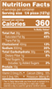 Nutrition Facts % Daily Value: Contribution of a nutrient in a serving of food to a daily diet. General nutrition advice: 2,000 calories per day Serving Size 1/4 Pizza (127g) Servings per Container 4 Calories 360 Total Fat 20g 25% Saturated Fat 9g 45% Trans Fat 0g Cholesterol 40mg 13% Sodium 800mg 35% Total Carb 31g 11% Dietary Fiber 1g 5% Total Sugars 7g Added Sugars 1g 3% Protein 13g Vitamin D 0mcg 0% Calcium 230mg 15% Iron 2.2mg 10% Potassium 380mg 8%