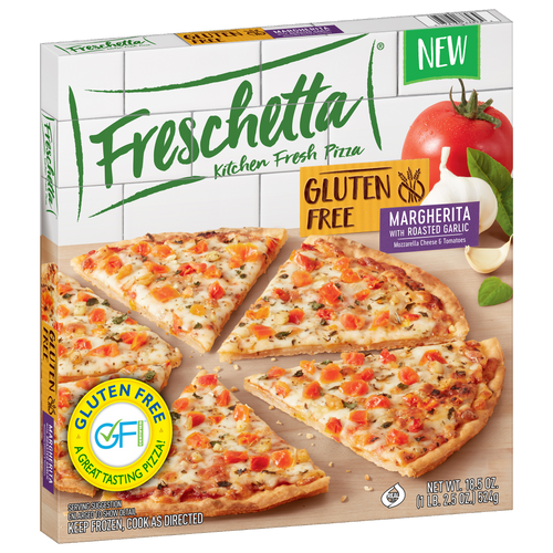 FRESCHETTA® Gluten Free Margherita with Roasted Garlic Pizza