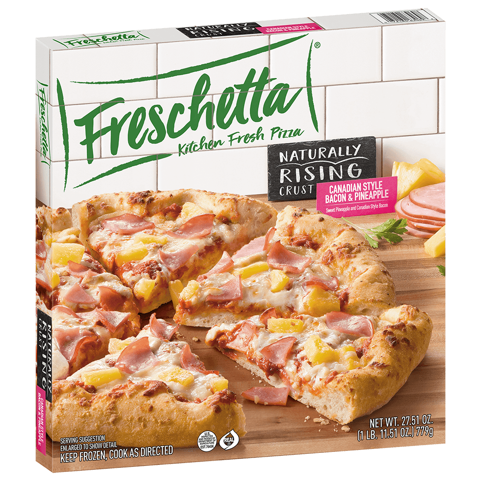 FRESCHETTA® Naturally Rising Crust Canadian Style Bacon & Pineapple Pizza
